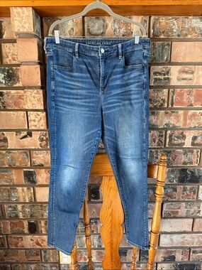 American Eagle Outfitters Women’s Blue Stretch Skinny Jeggings